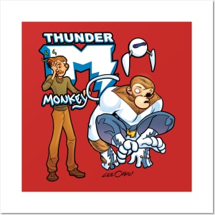 Thunder Monkey and the gang! Posters and Art